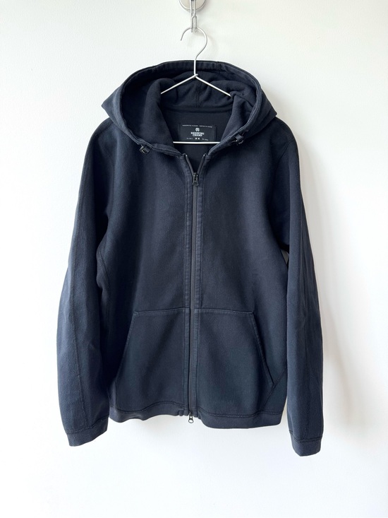 Reigning Champ Other - Reigning Champ Full Zip Cotton Hoodie In Dark Navy - Size M - Made In Canada